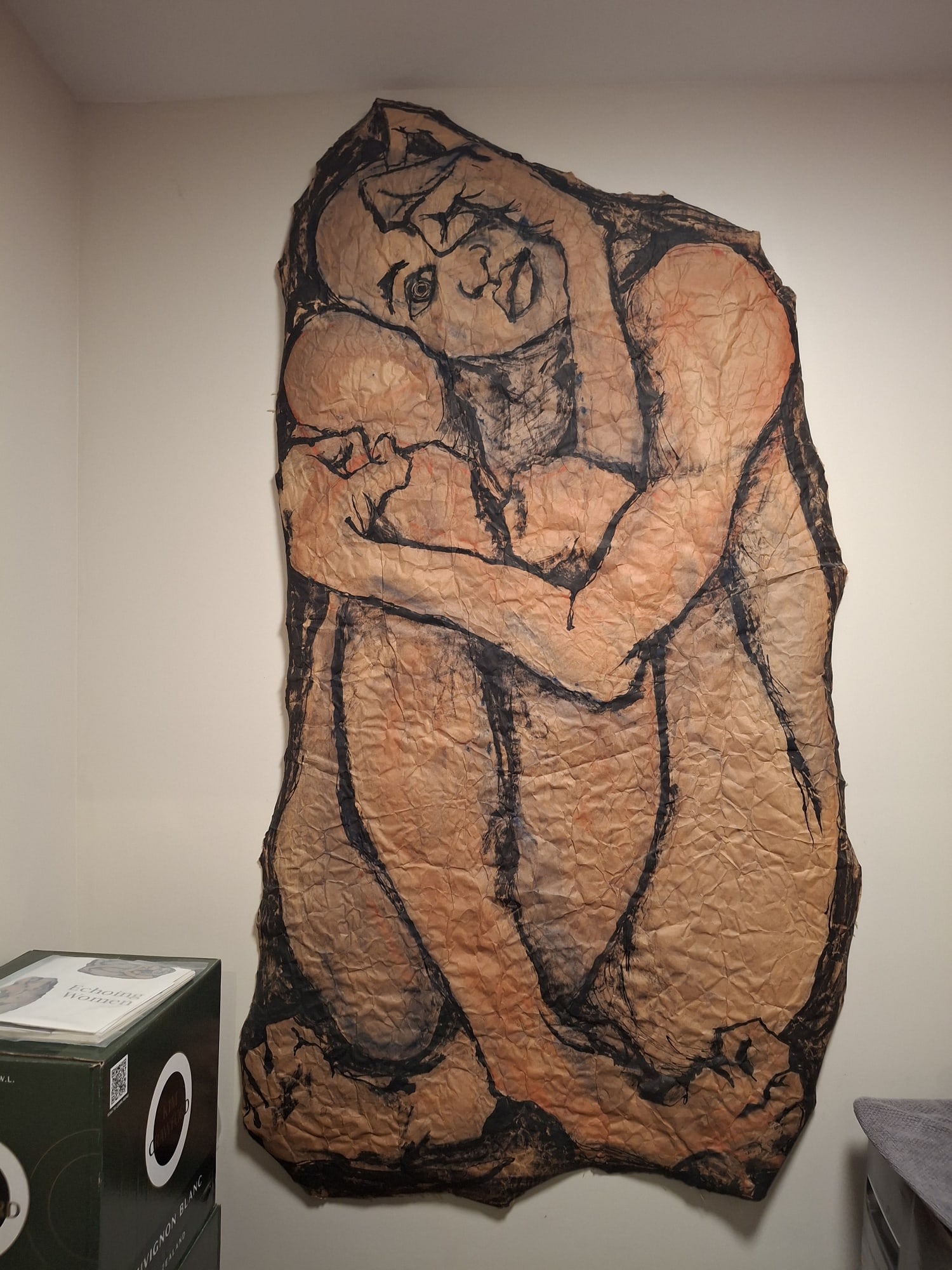Echoing Women, Colleen Kong-Savage, Ink on Paper Sculpture.: Echoing Women, Colleen Kong-Savage, Ink on Paper Sculpture. . 63x34". With self-published artist's book. Numbered and signed. Attention: The pickup location of this item is at Crownsville, MD 21032.
