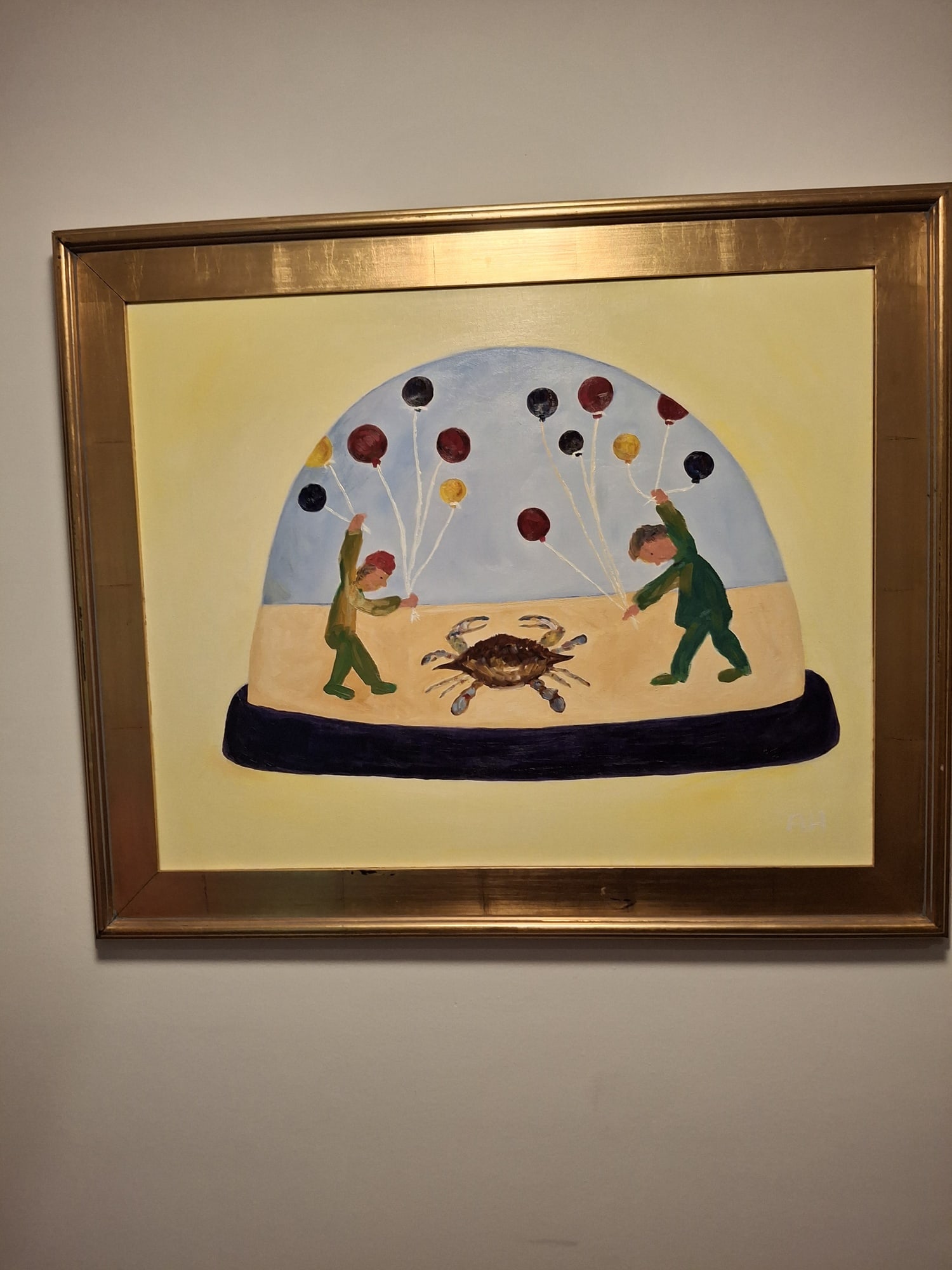 Oil on Canvas, Signed Ann Hymes (Maryland). (1 of 7)