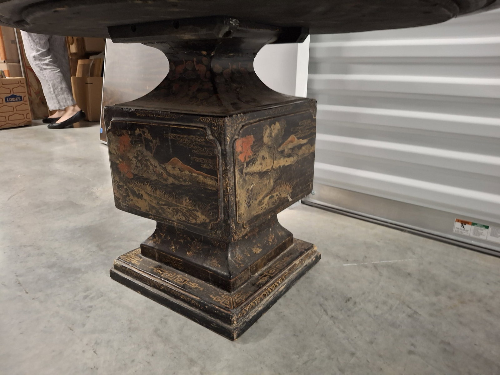 Chinese Lacquer Panel Coffee Table - 2