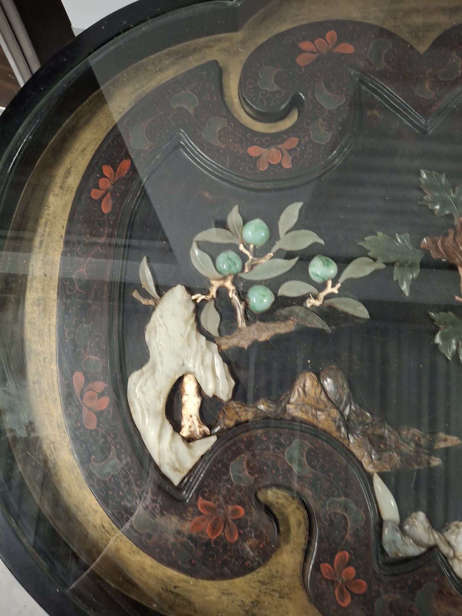 Chinese Lacquer Panel Coffee Table - 3