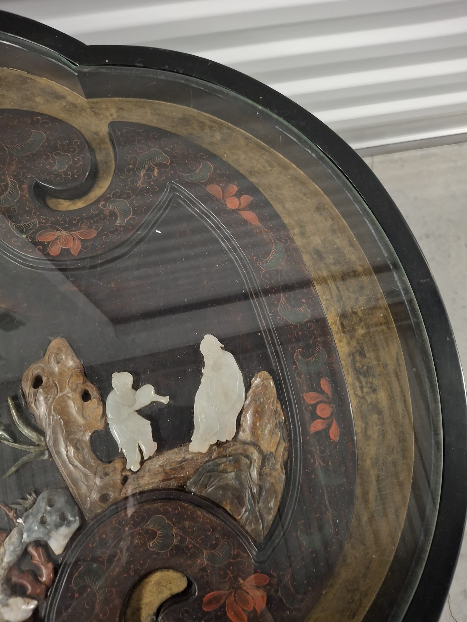 Chinese Lacquer Panel Coffee Table - 8