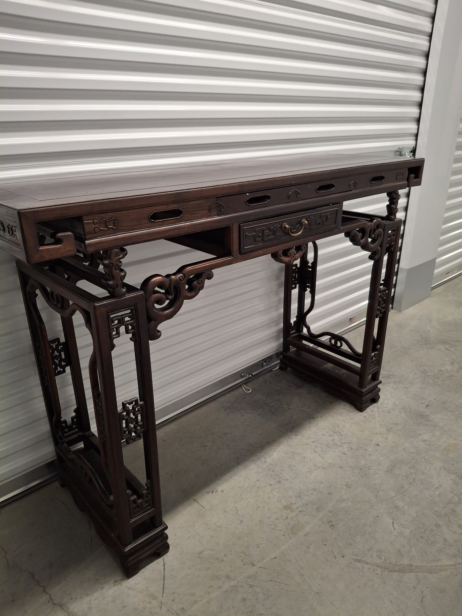 Large Antique Chinese Hardwood Alter Table (1 of 20)