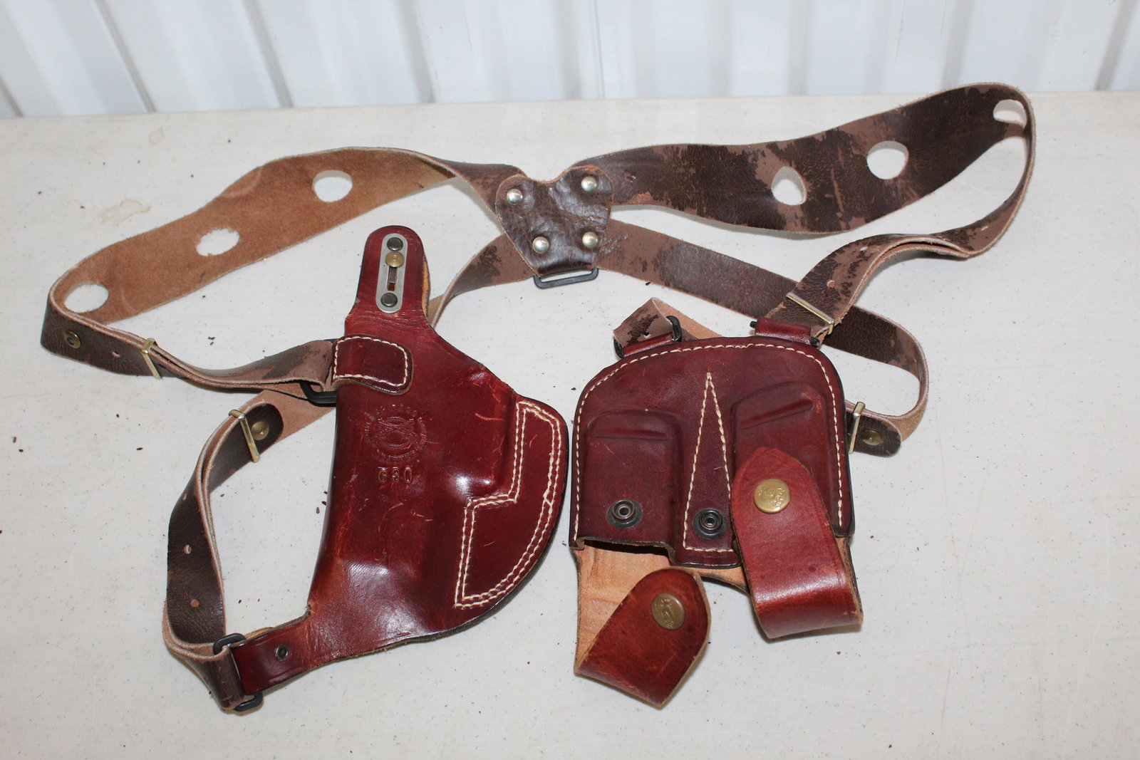 Leather Shoulder Holster - 6