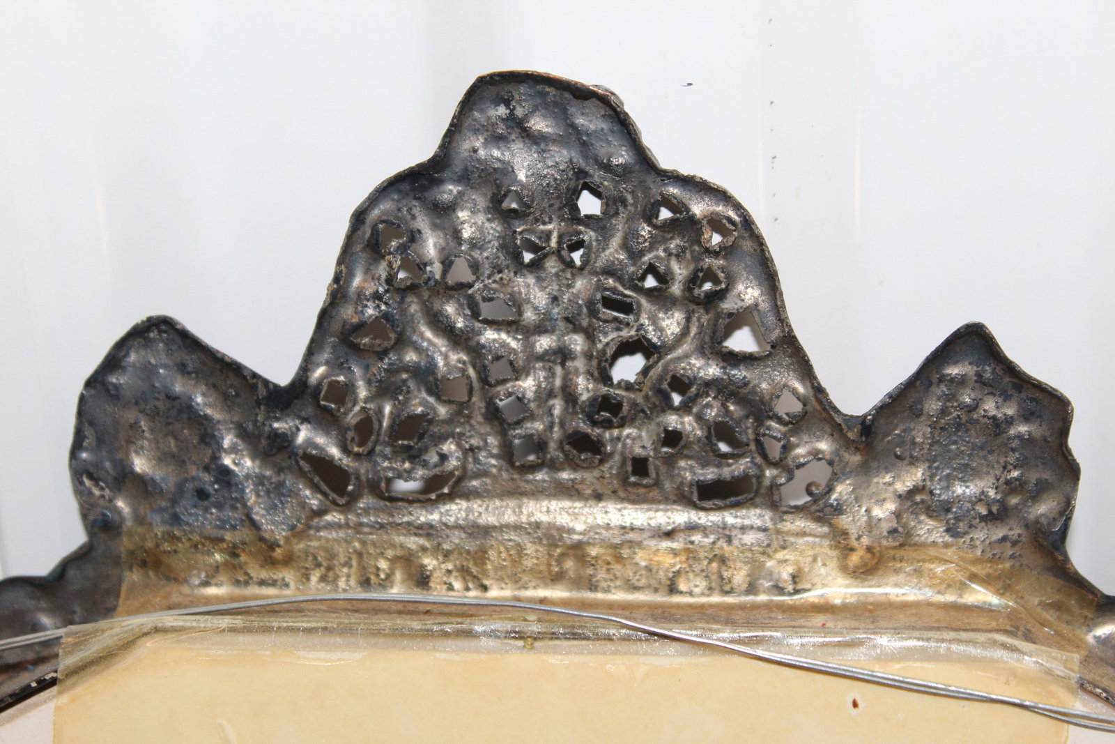 Antique Silver Plated Mirror - 11