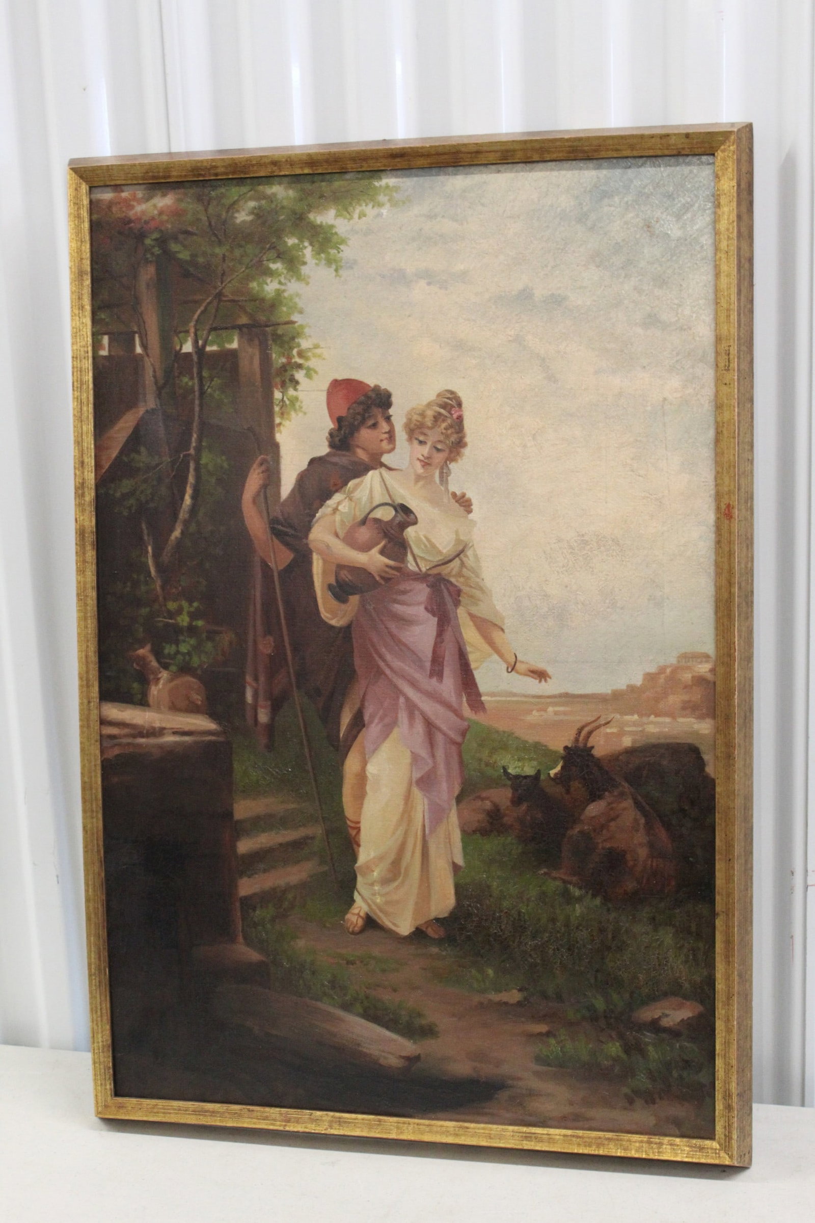 Oil on Canvas, Signed Elaine 1905. (1 of 10)