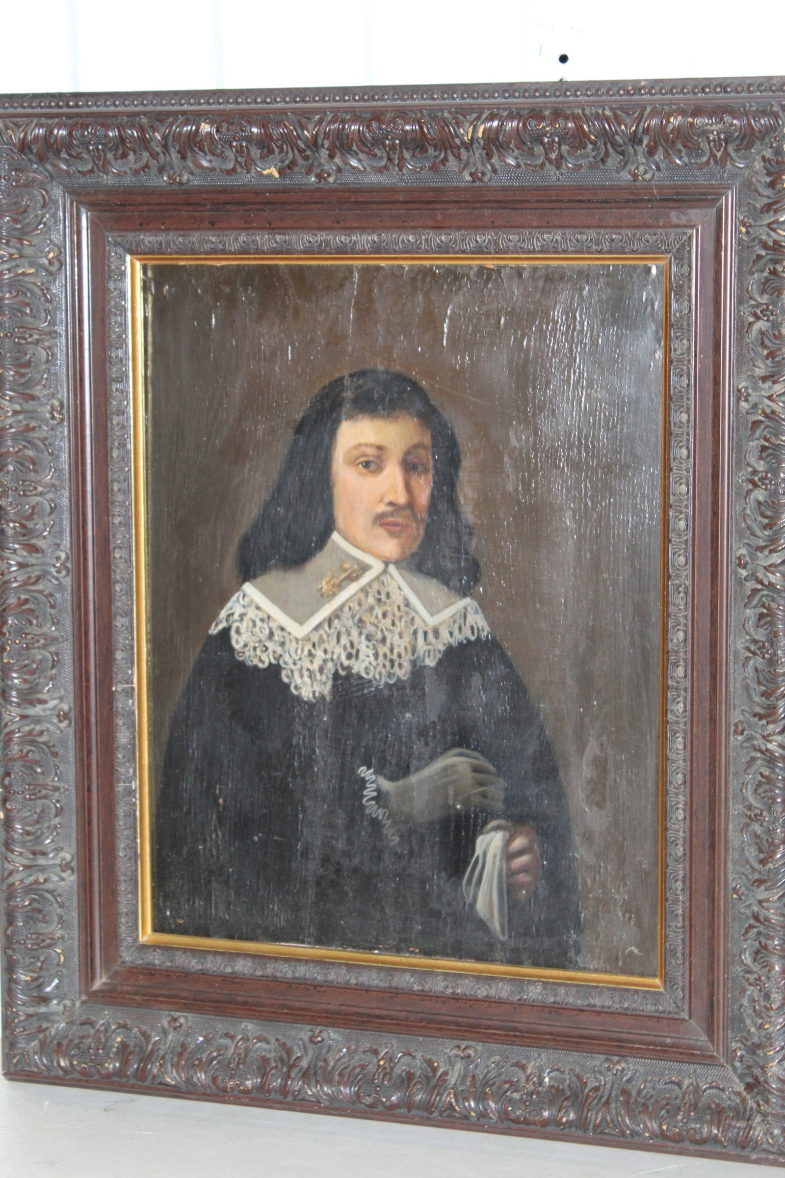 Portrait of a Gentleman, Oil on board.: Portrait of a Gentleman, Oil on board.. 11.5x14.5". Frame 18.5x21.5".
