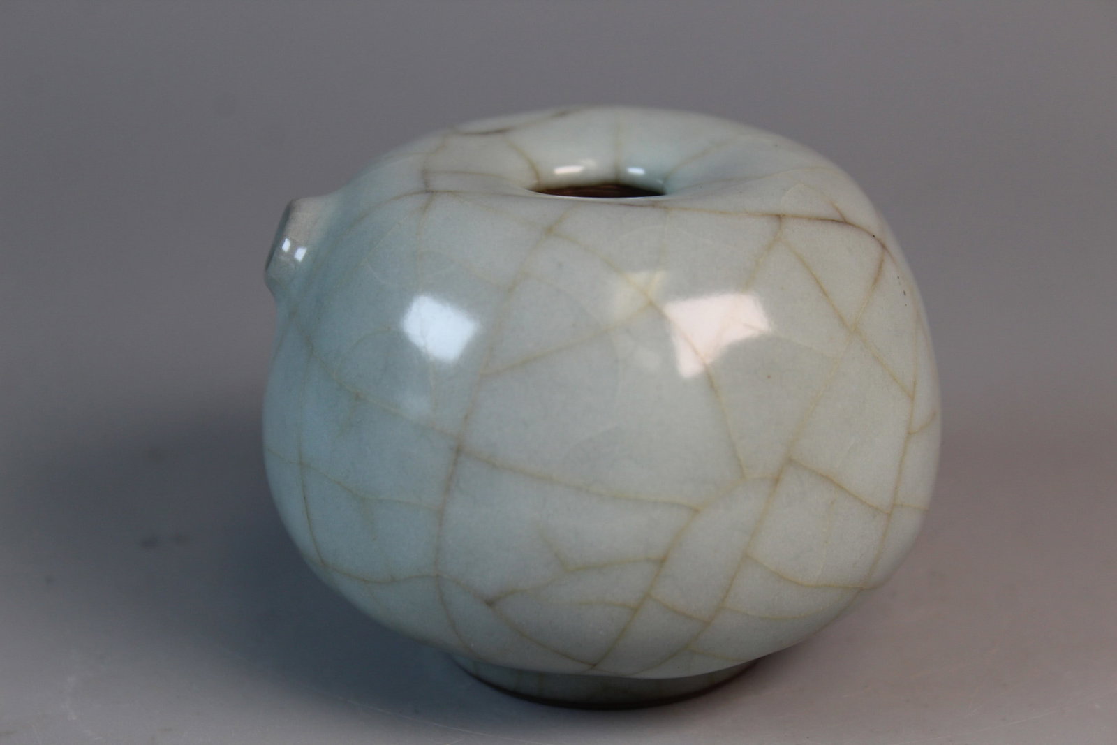 Chinese Celadon Crackle Glaze Water Dropper (1 of 5)