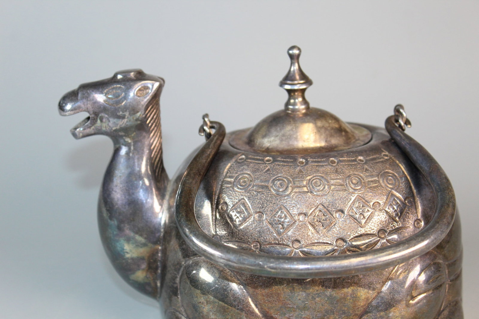 Silver Plated Camel Teapot - 2