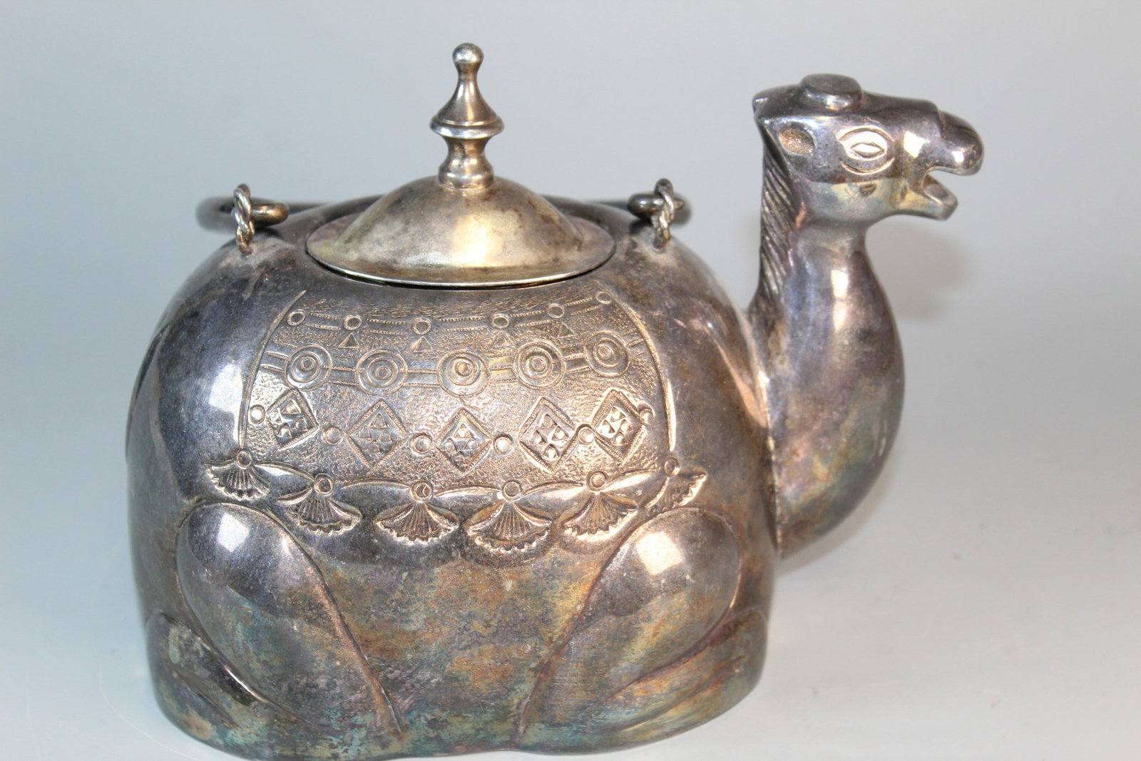 Silver Plated Camel Teapot - 5