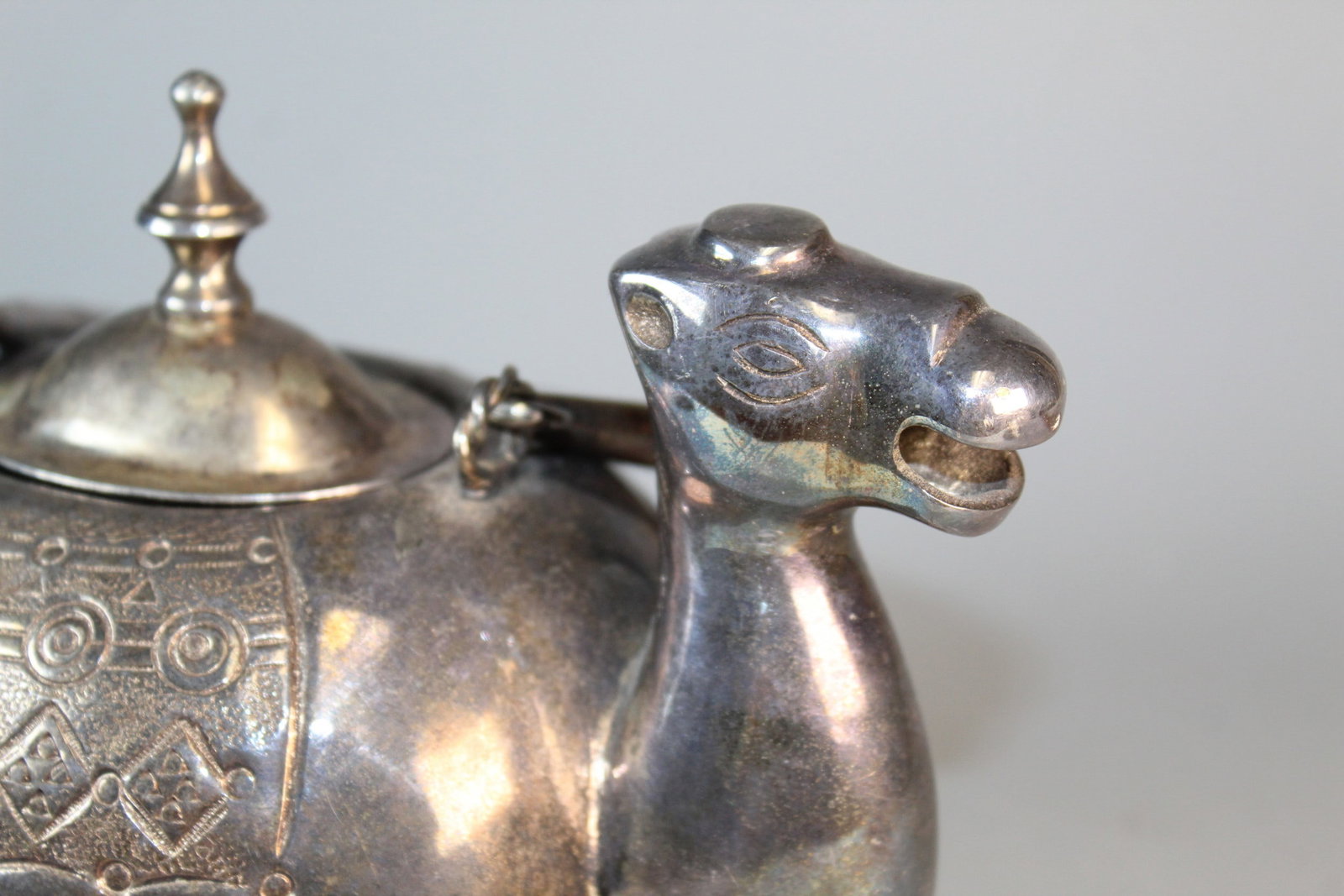 Silver Plated Camel Teapot - 6
