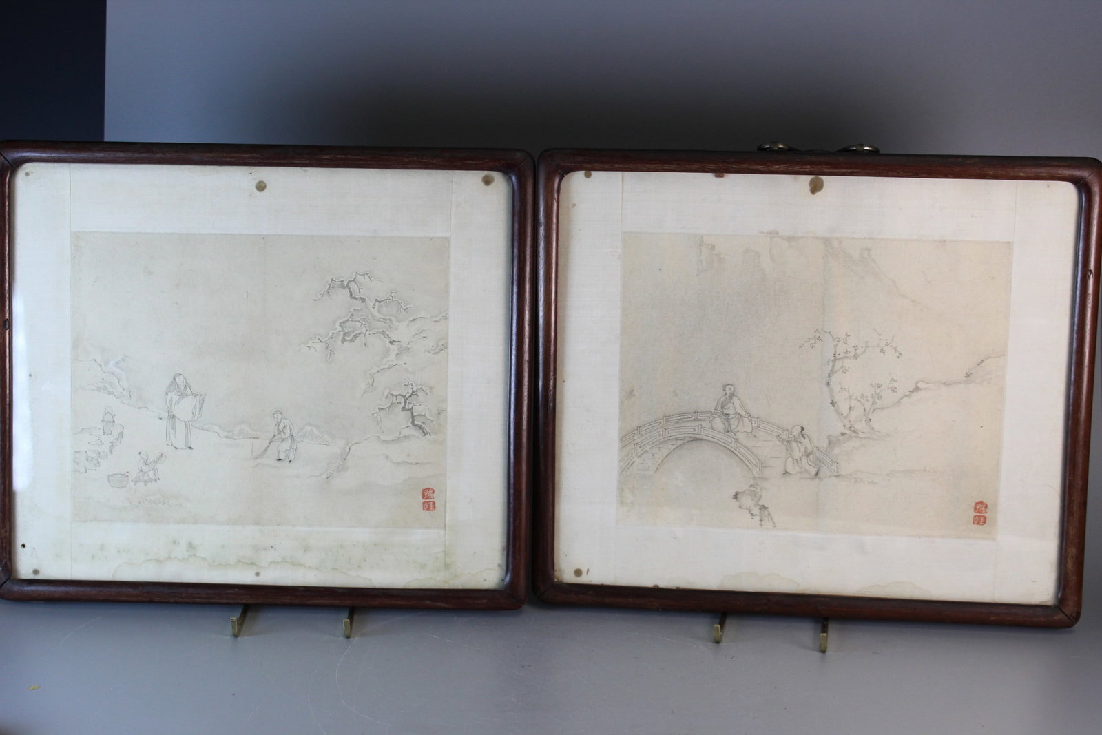 Jiao Bingzhen (Chinese 1689-1726), Ink on paper paintings. (1 of 12)