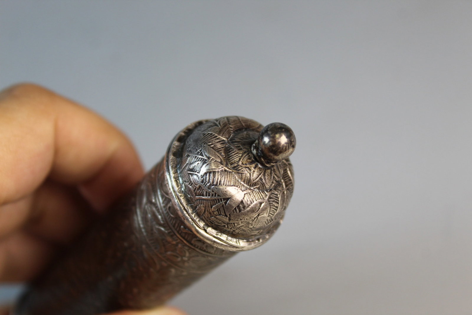Persian Silve Scroll Holder - 2