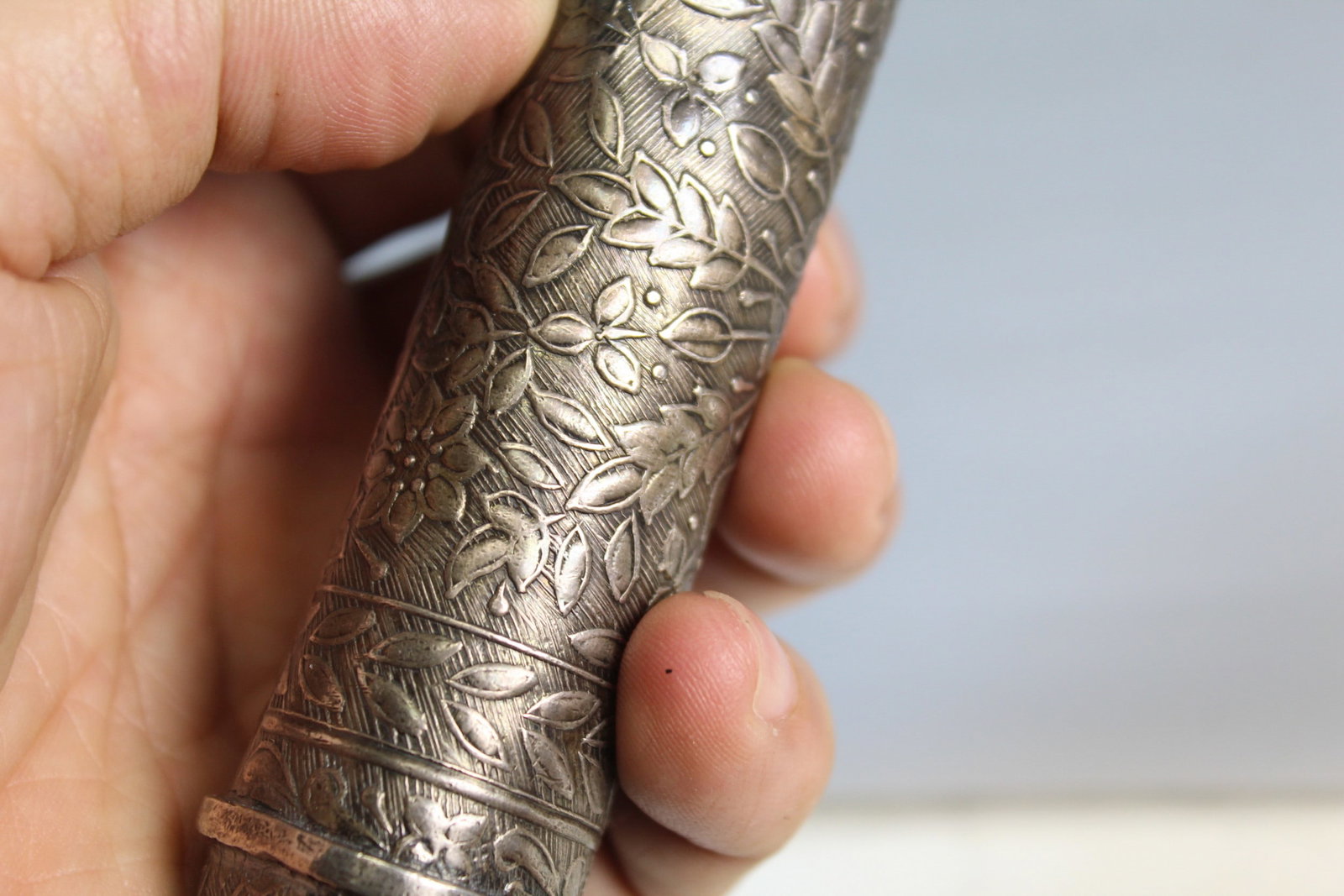 Persian Silve Scroll Holder - 7