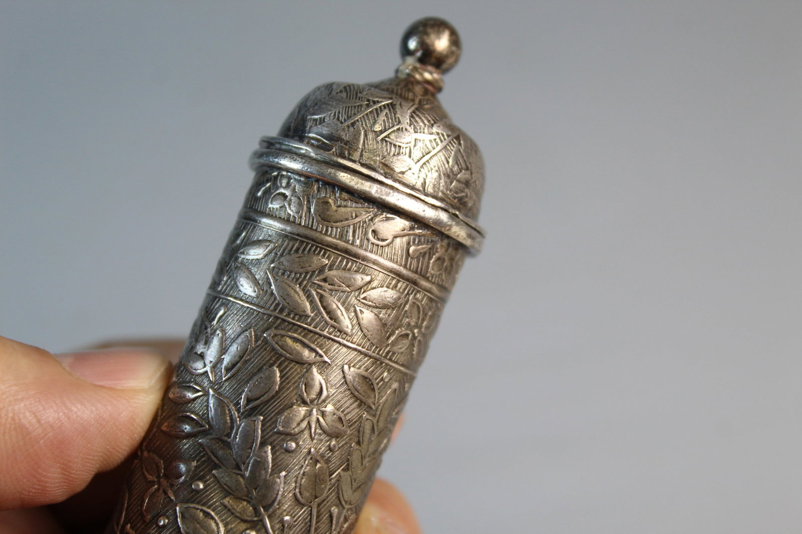 Persian Silve Scroll Holder - 8