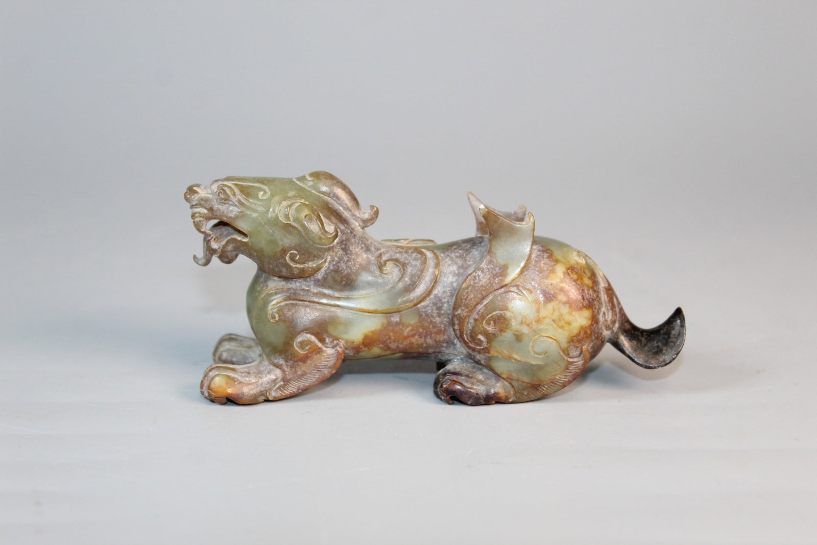 Chinese Carved Jade Mythical Beast (1 of 6)