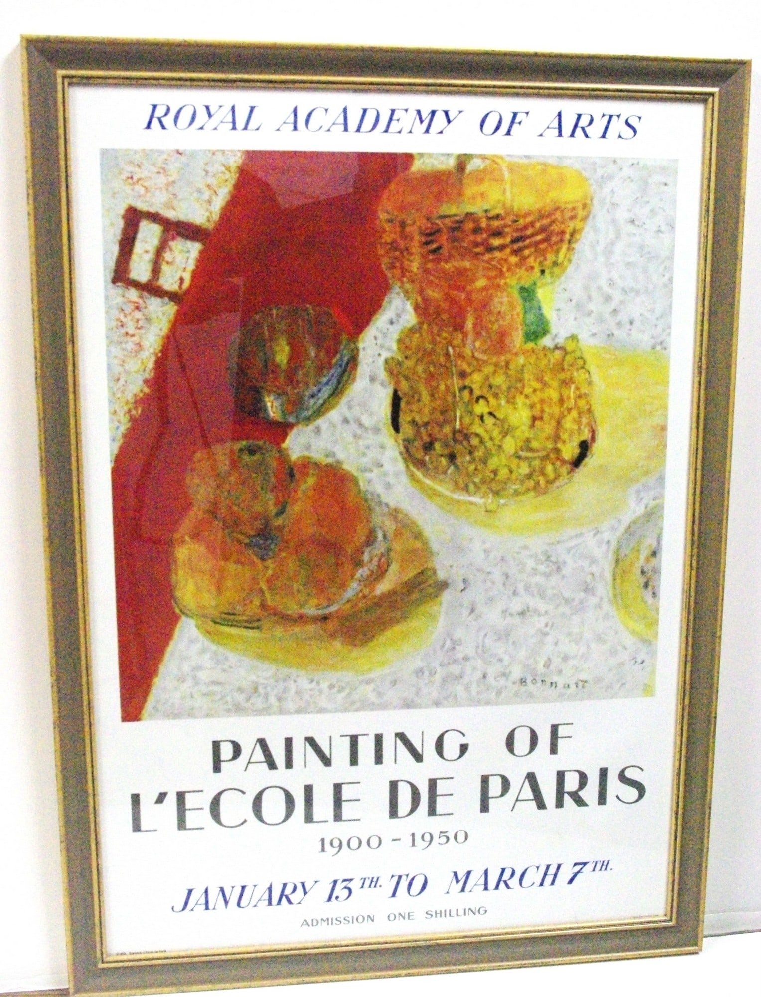 Pierre Bonnard Vintage poster "Painting of L'ecole de Paris" (1 of 2)