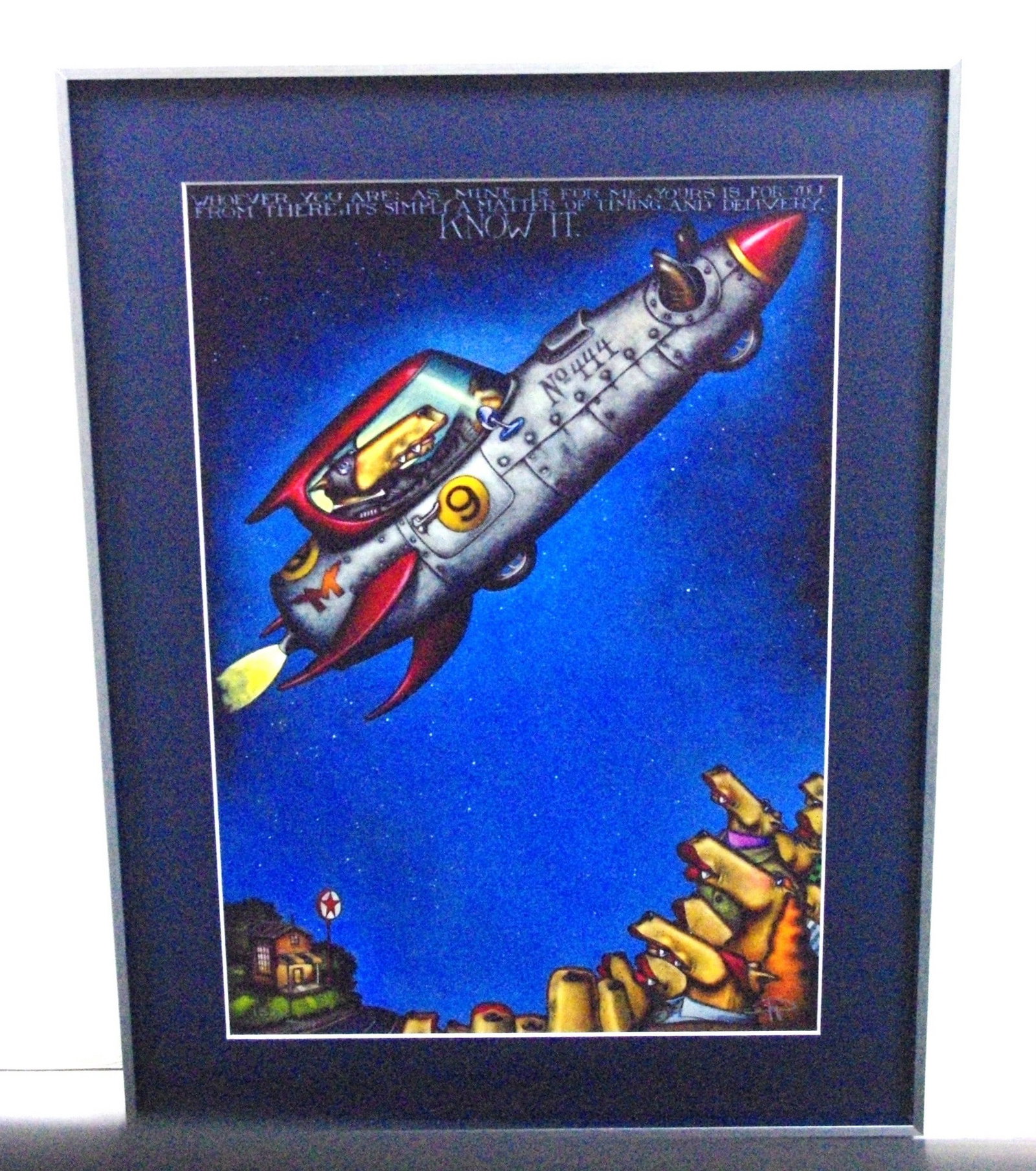 Markus Pierson "A Boy and his Rocket" signed limited edition giclee print (1 of 5)