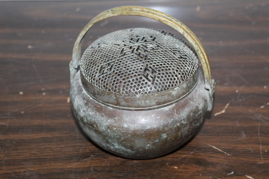 Chinese Brass Hand Warmer (1 of 5)