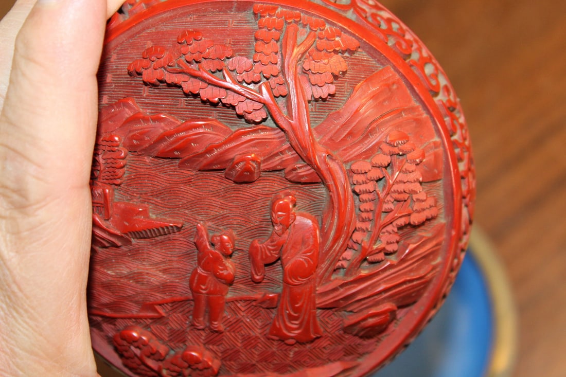 Chinese Cinnabar Box - 5