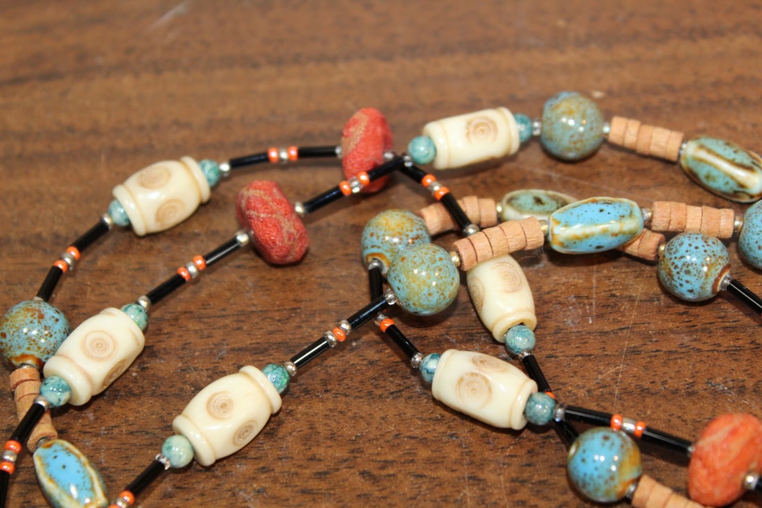 Two Beaded Necklaces - 2