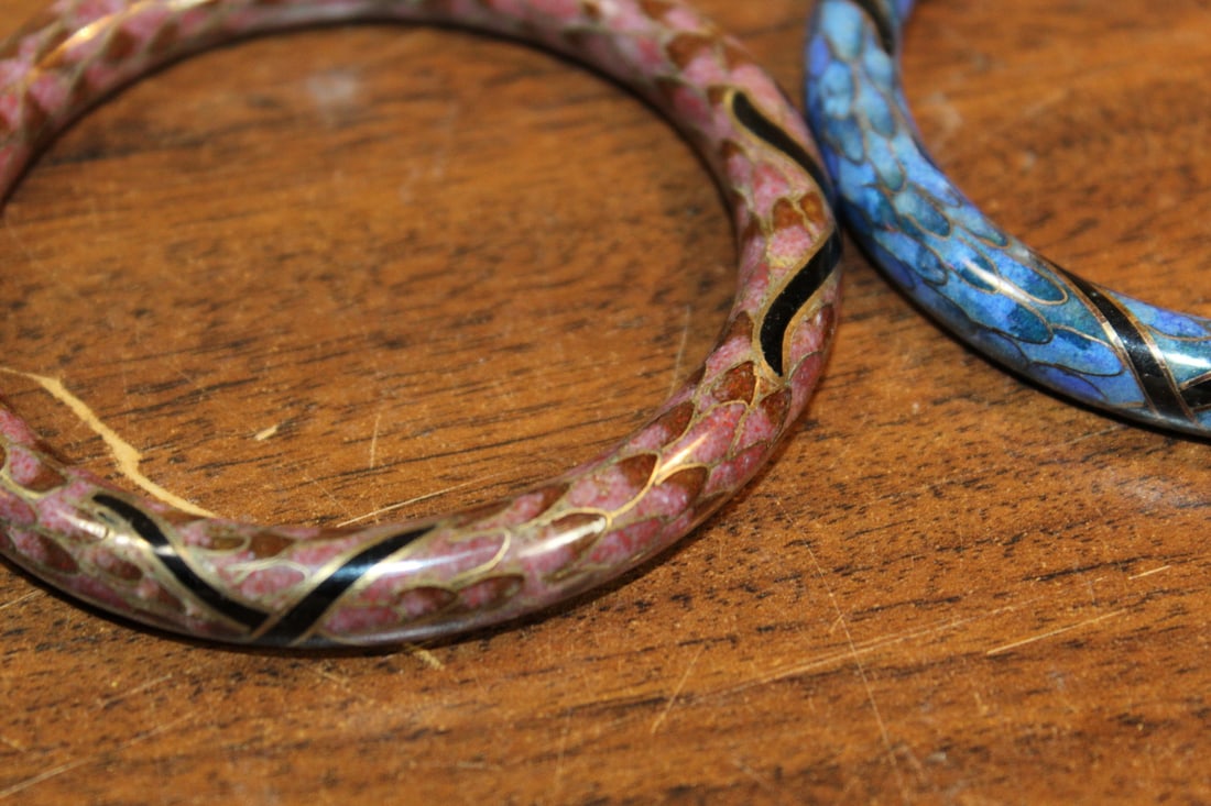 Two Cloisonne Bangles - 2