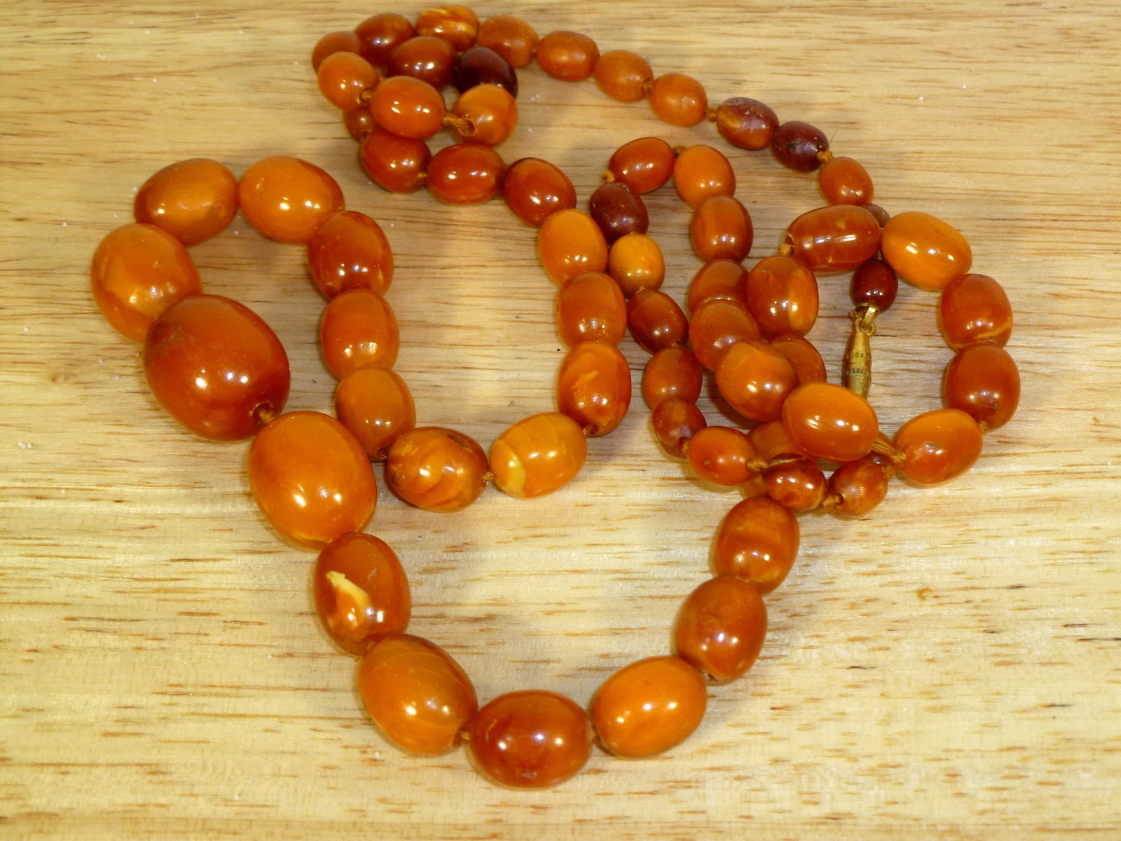 Amber Beads Necklace - 2