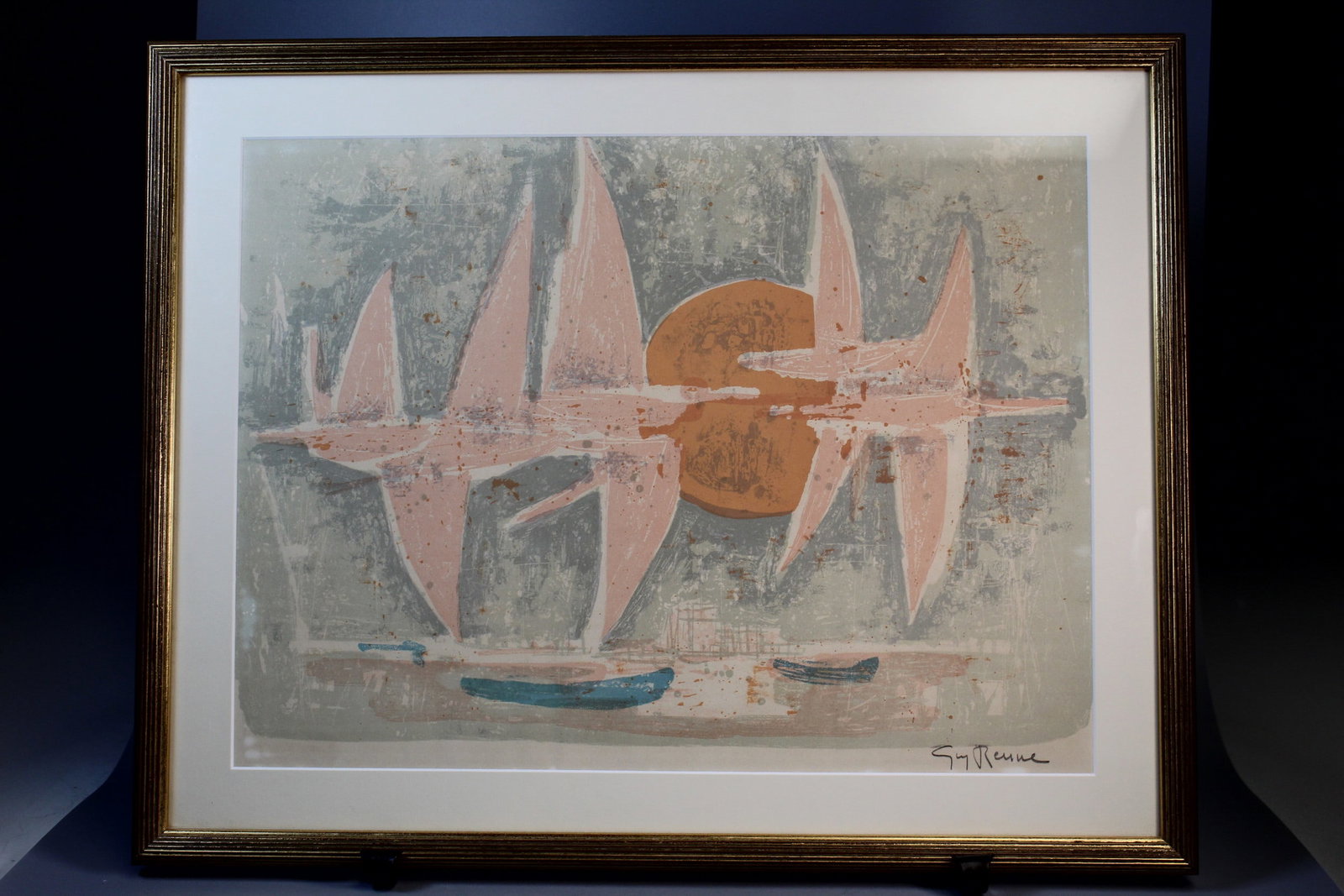 Guy Renne (French 1925–1990) Color Lithograph (1 of 7)