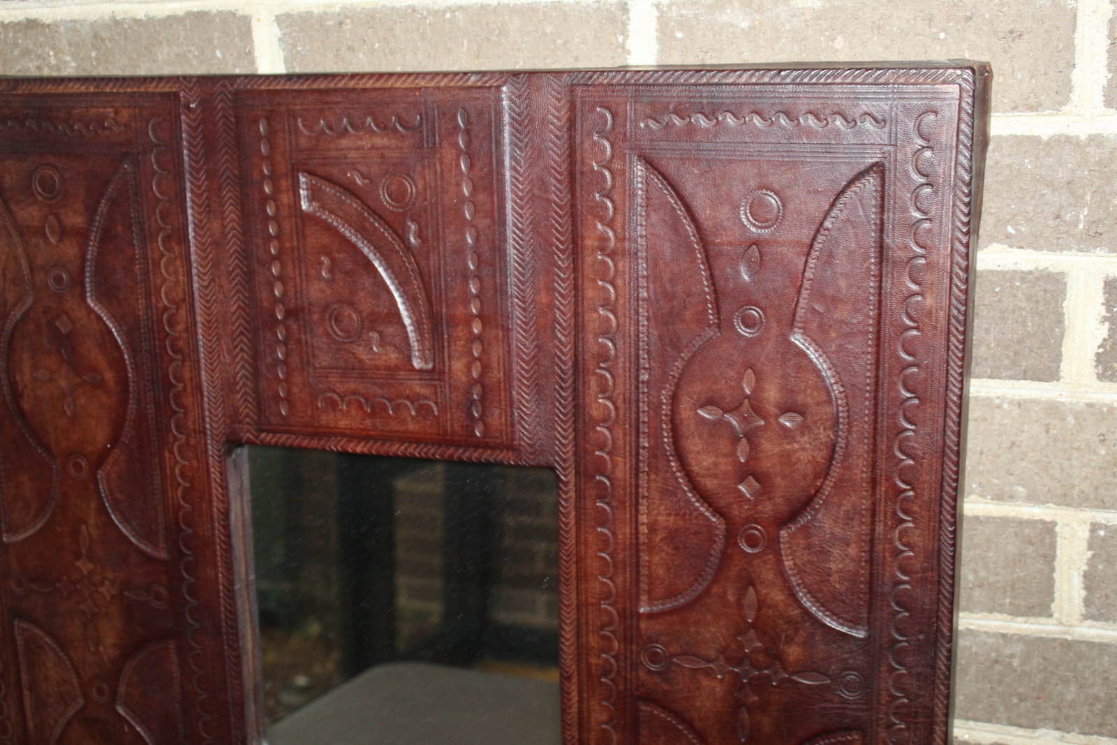 Leather Mirror. - 5