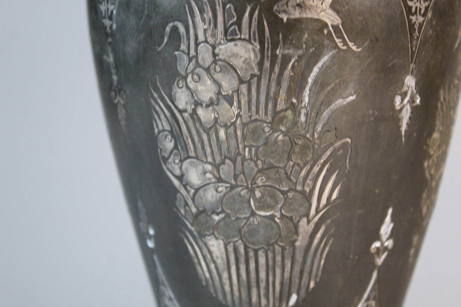 Pewter Wall Vase - 3