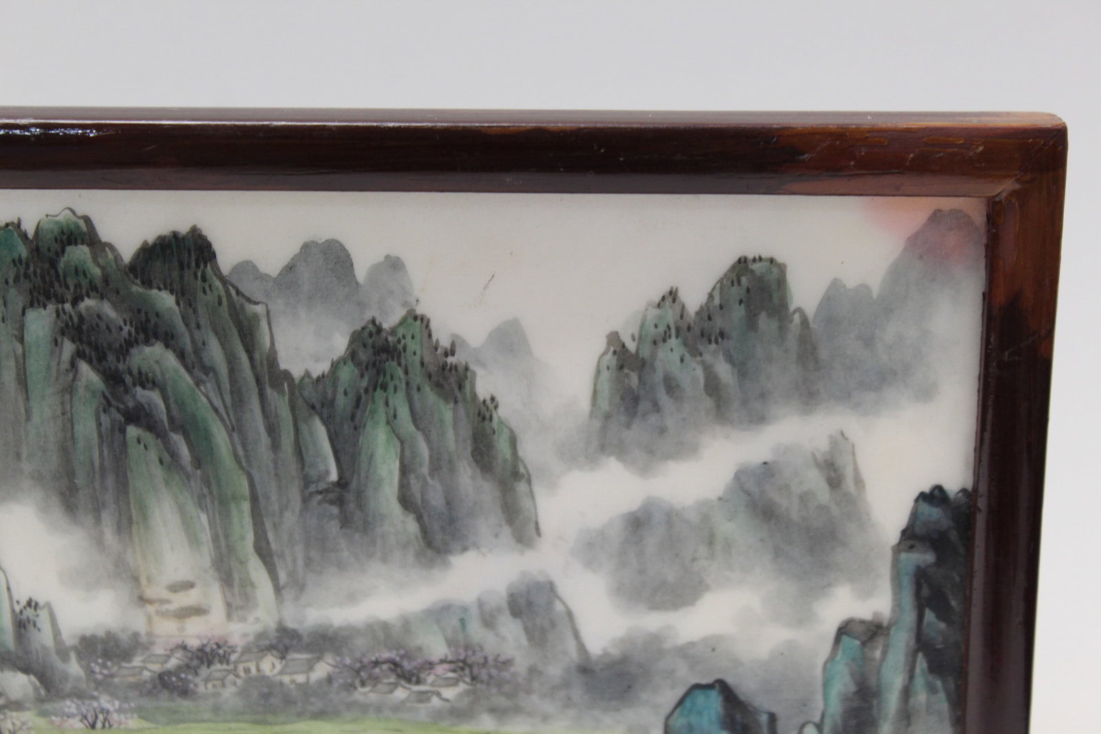 Chinese Double Side Hand-painted Table Screen - 7