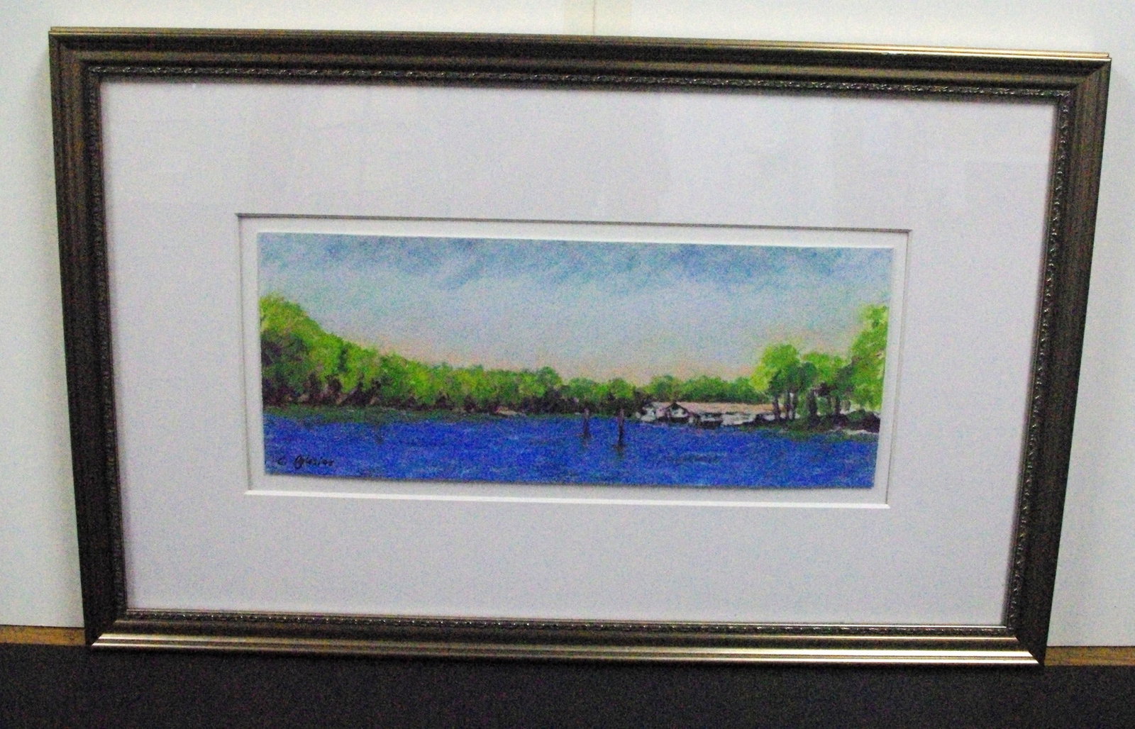 Carol Iglesias Original Pastel on Paper "Occoquan River" (1 of 2)
