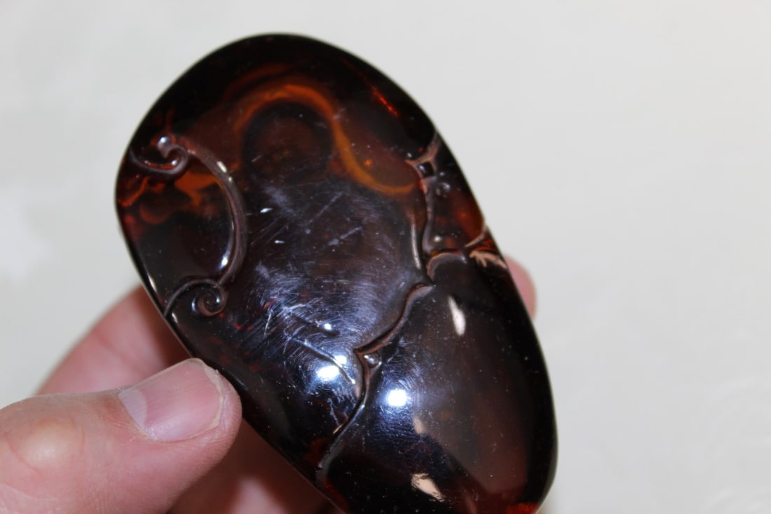 Chinese Bakelite Pendant - 4