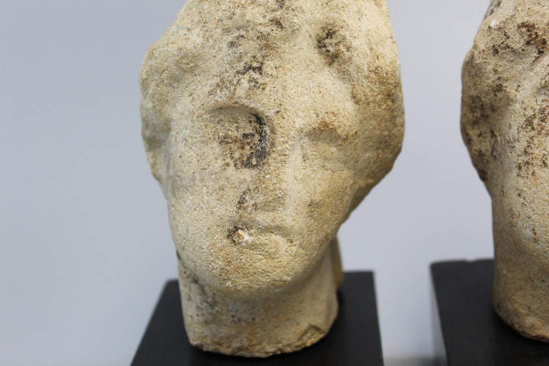Two Stone Busts - 2