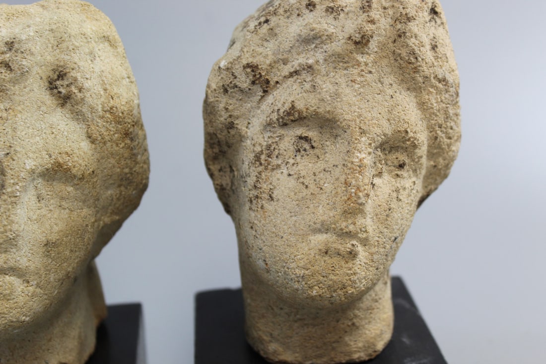 Two Stone Busts - 3