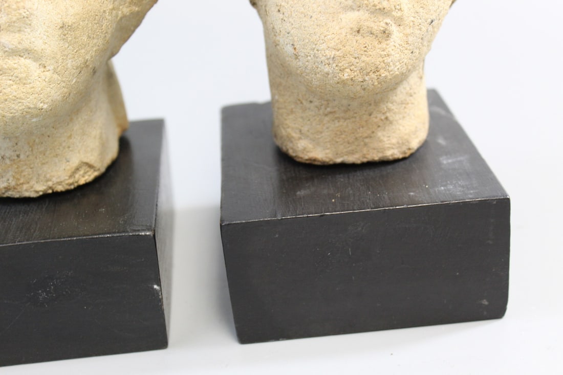 Two Stone Busts - 4