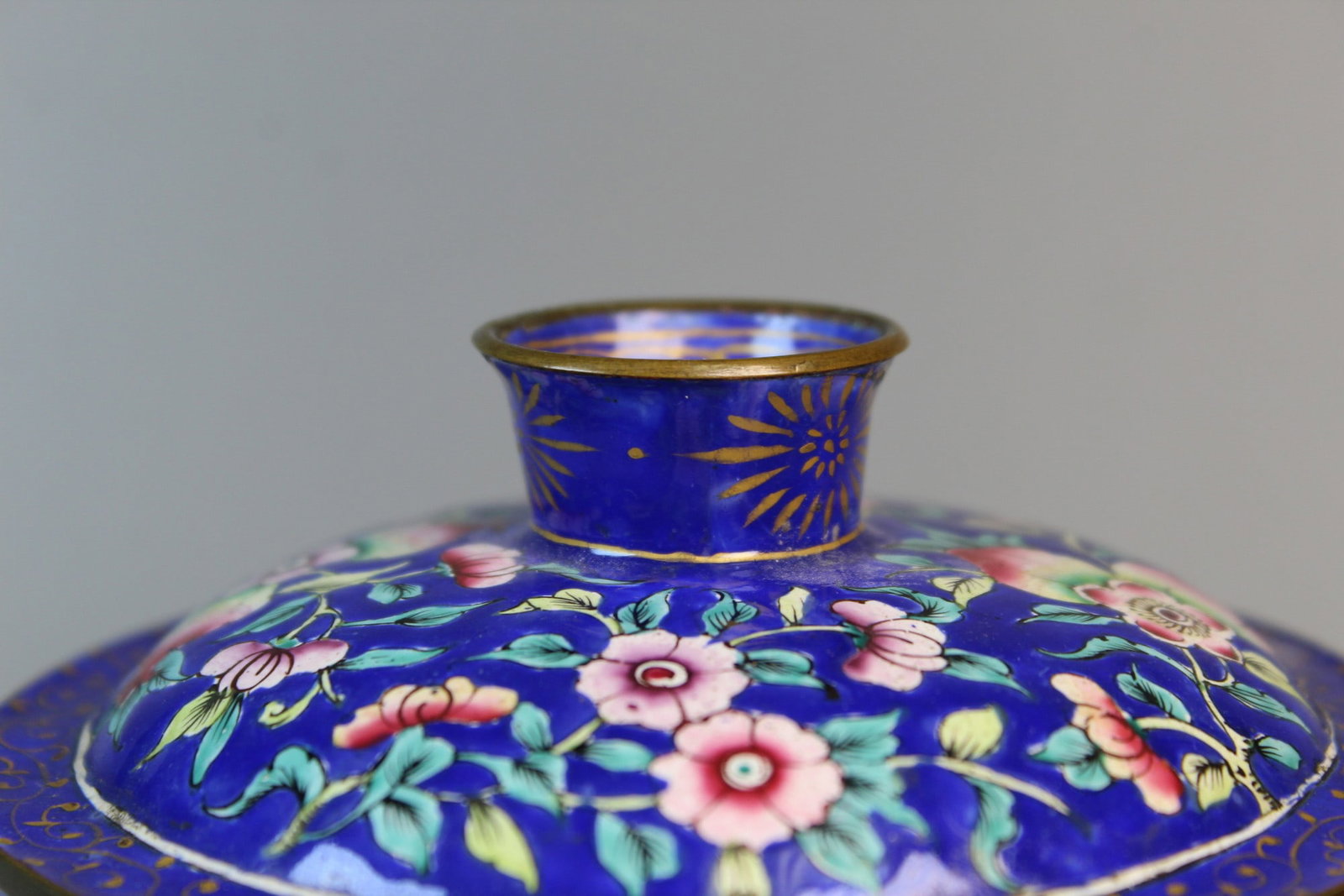 Chinese Enameled Stacking Box - 2