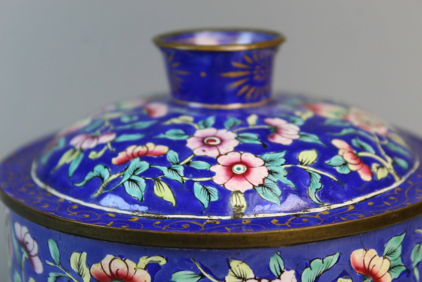 Chinese Enameled Stacking Box - 3