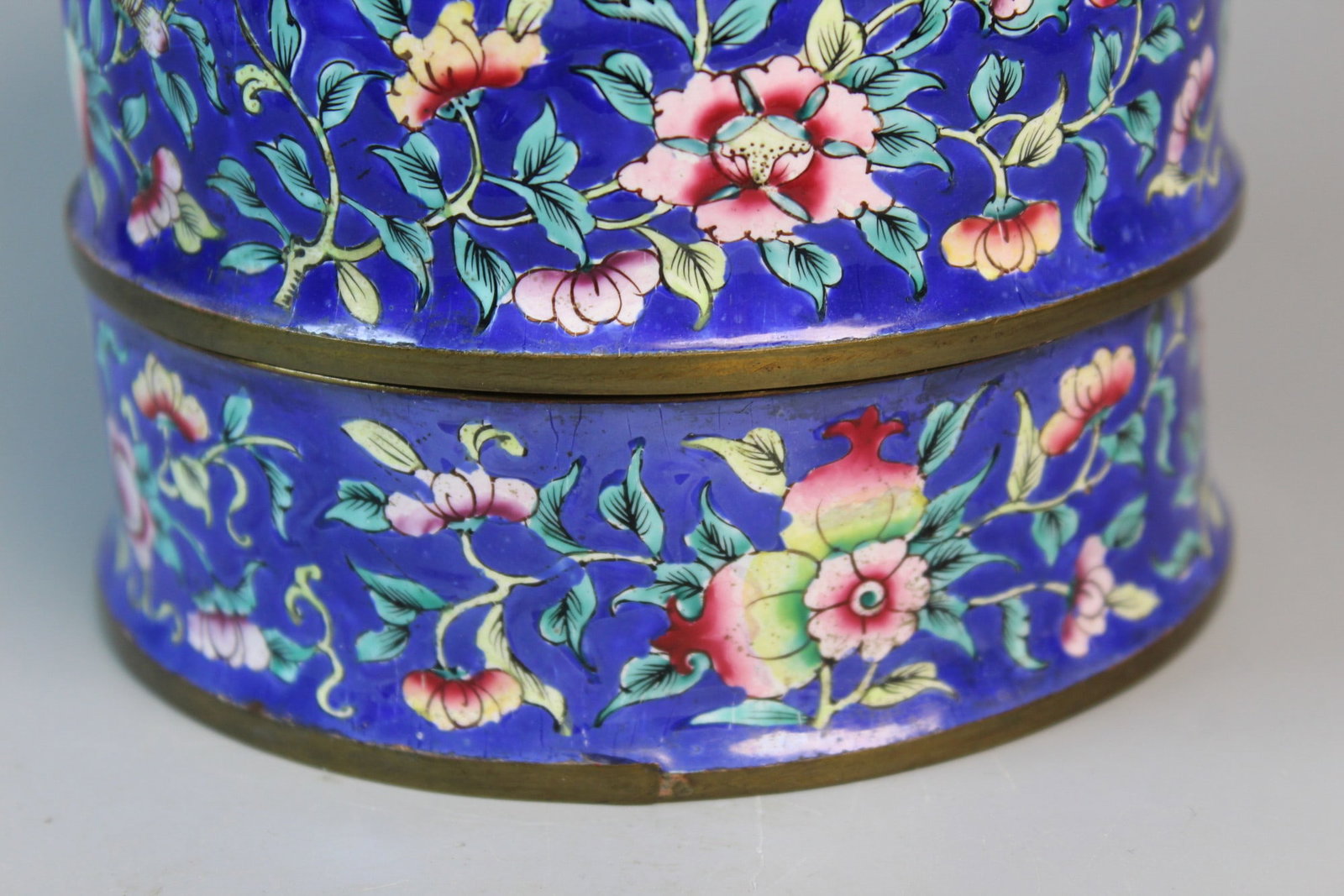 Chinese Enameled Stacking Box - 5