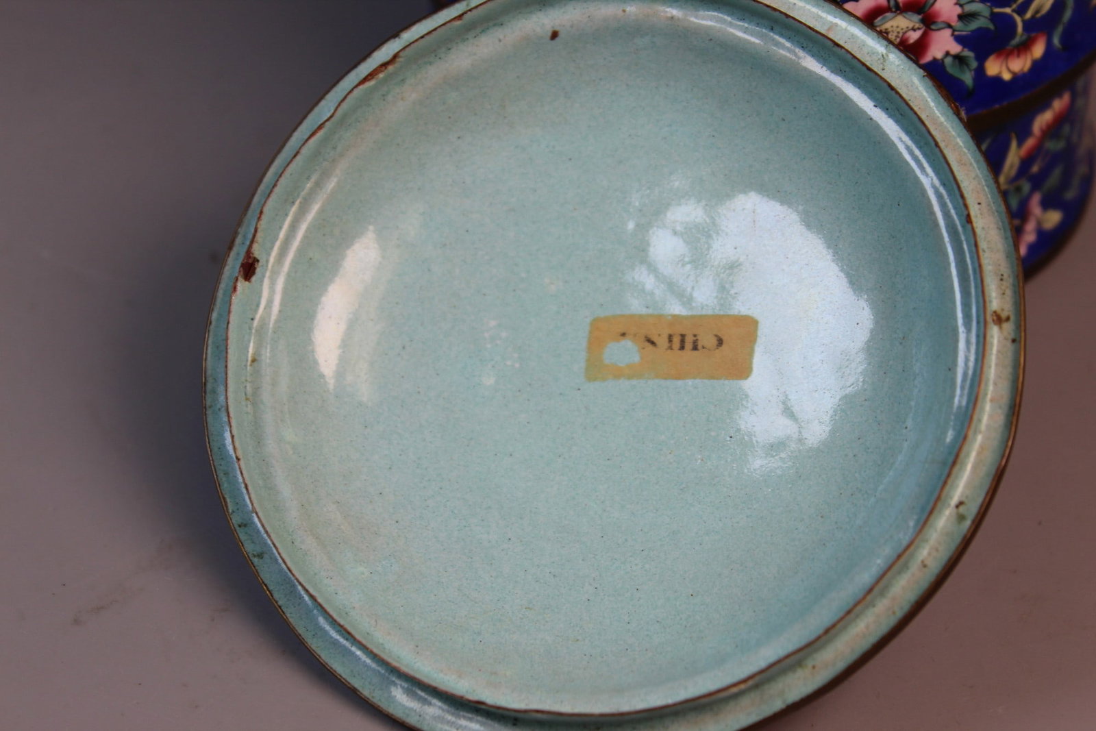 Chinese Enameled Stacking Box - 6