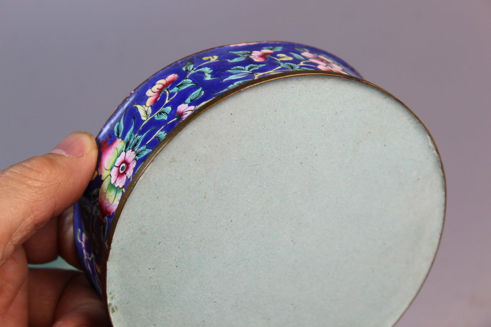 Chinese Enameled Stacking Box - 7