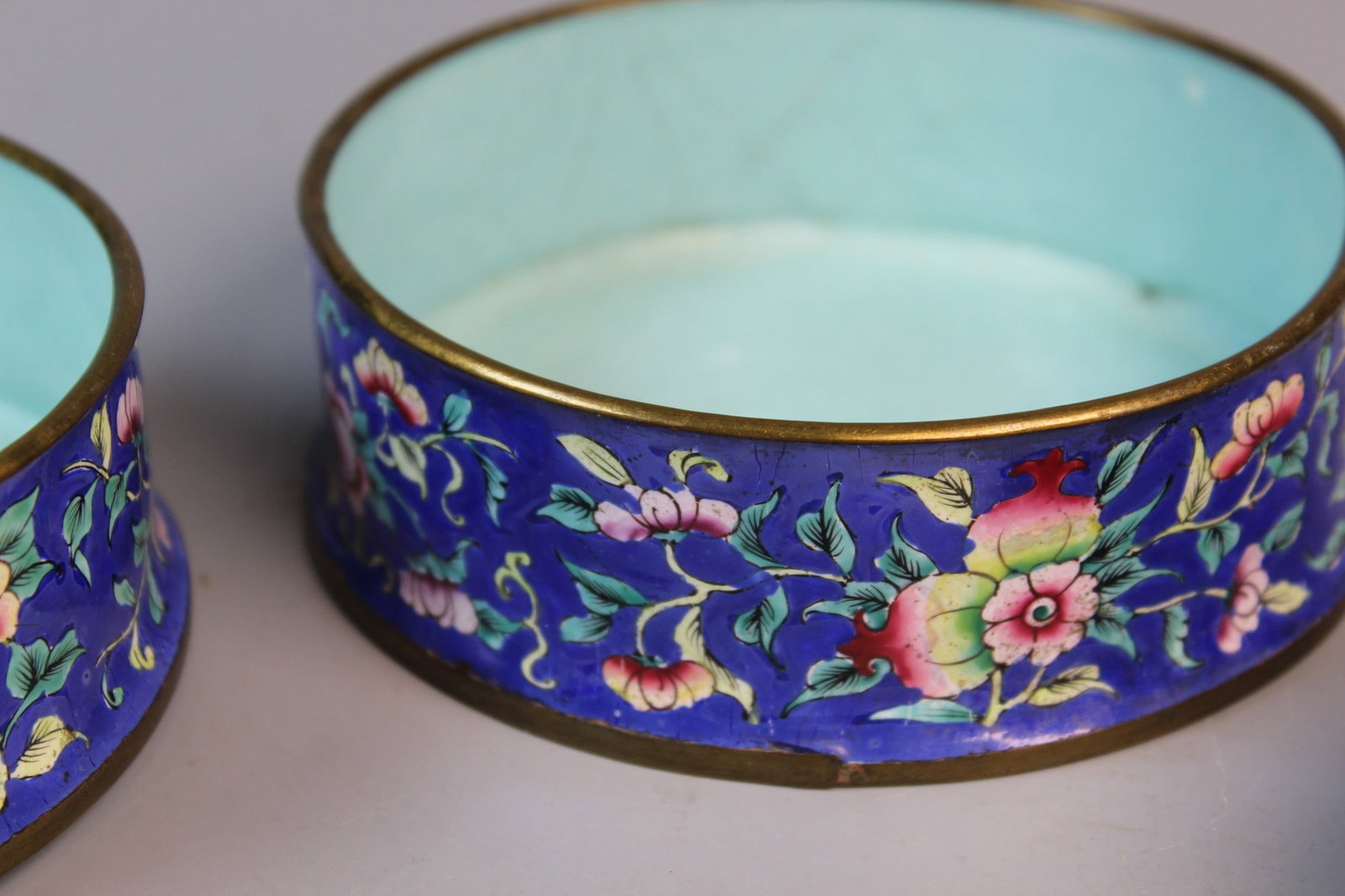 Chinese Enameled Stacking Box - 9