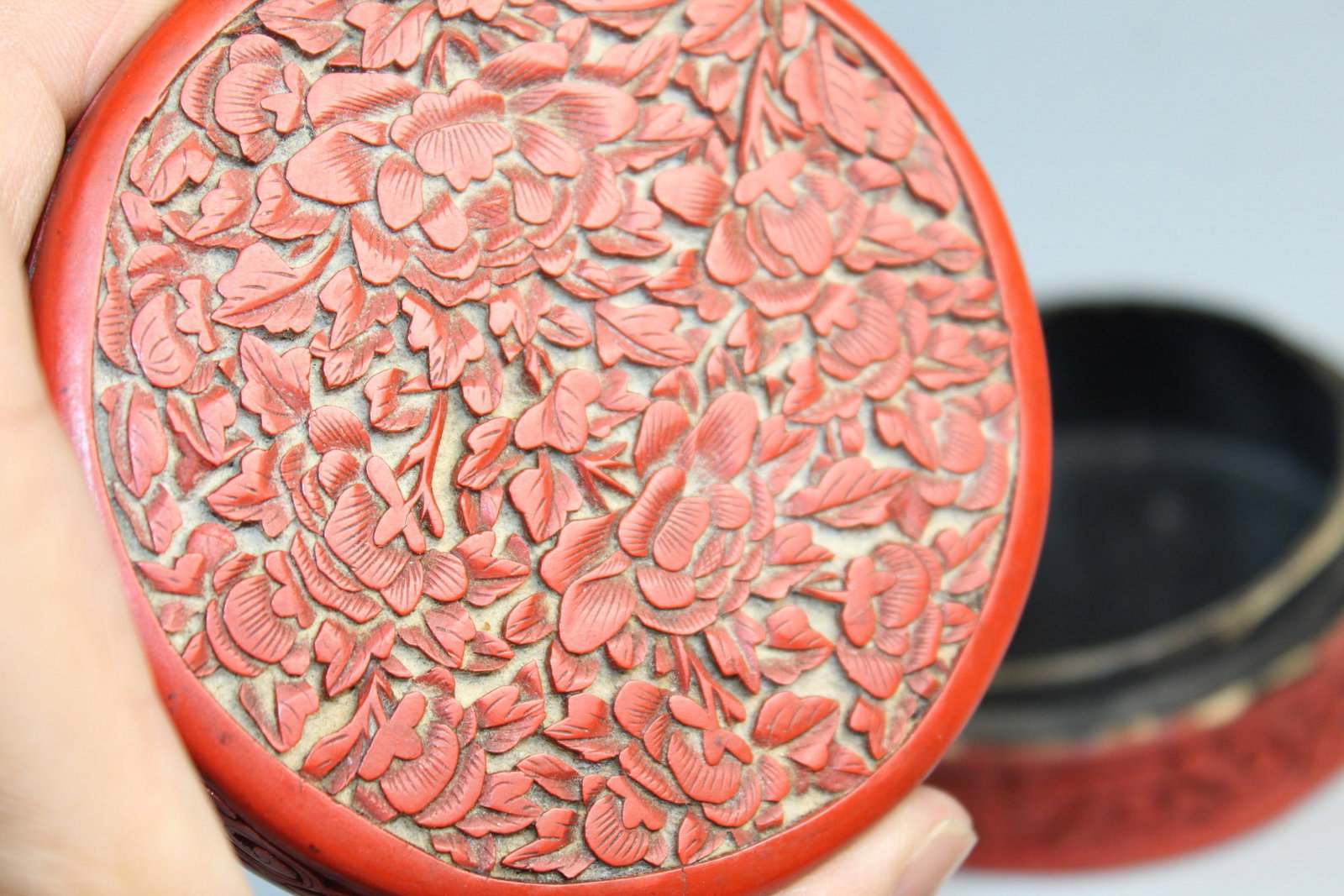 Chinese Cinnabar Box - 7