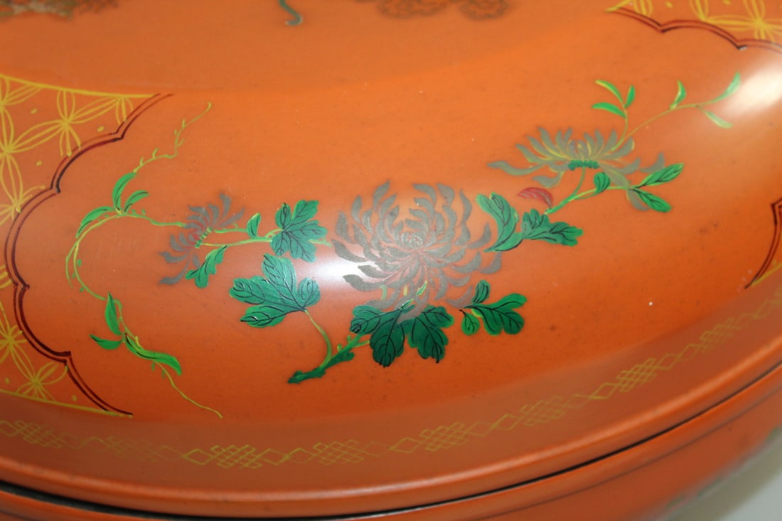 Large Chinese lacquer box - 3