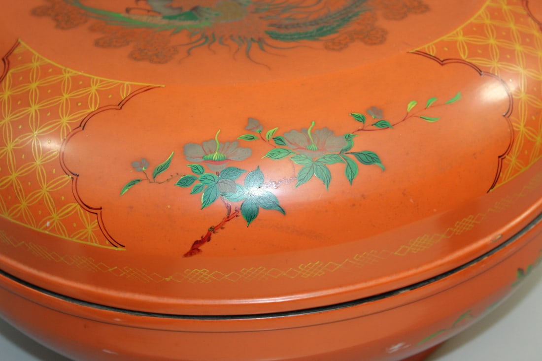 Large Chinese lacquer box - 5