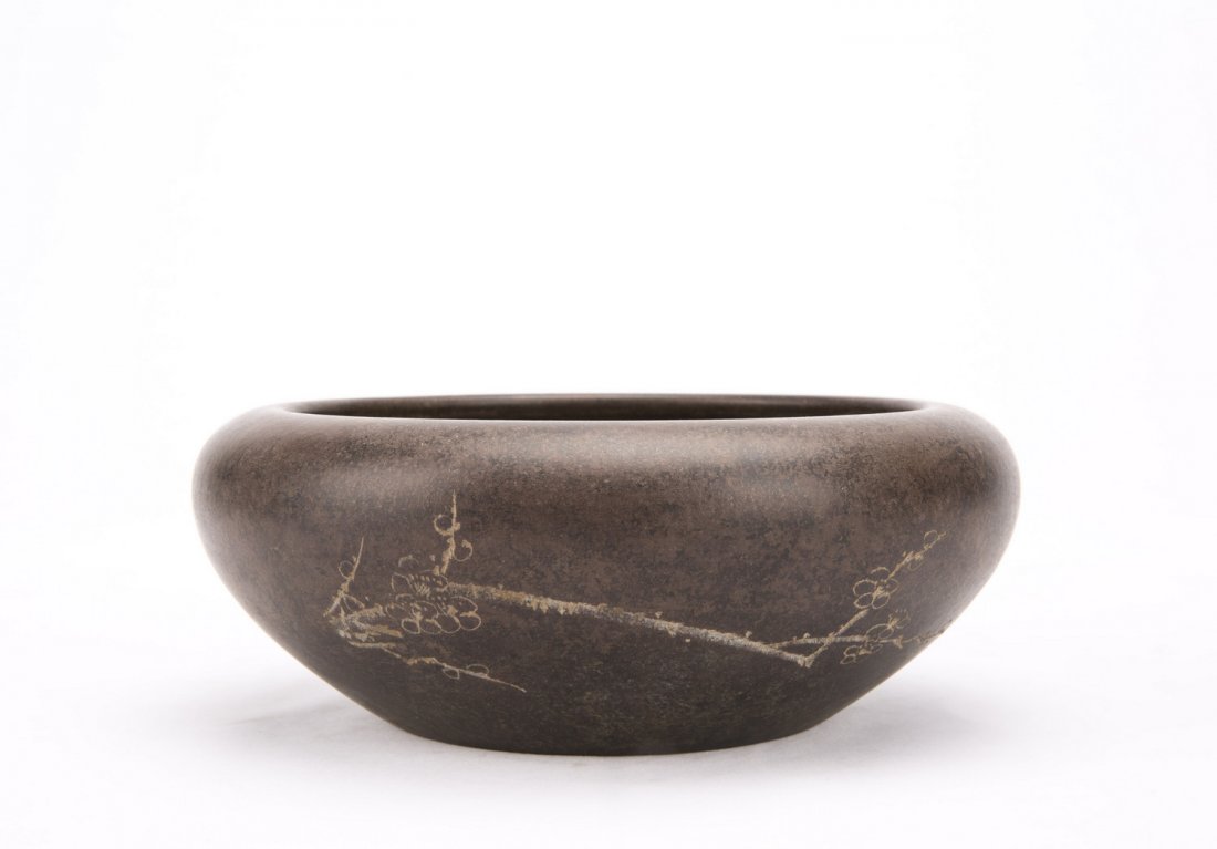 CHINESE BRONZE ALMS BOWL INCENSE BURNER (1 of 6)