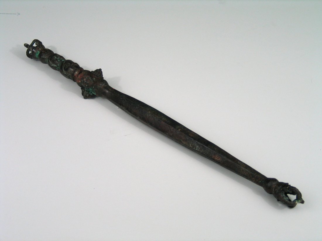 Chinese Bronze Stick Weapon (1 of 6)