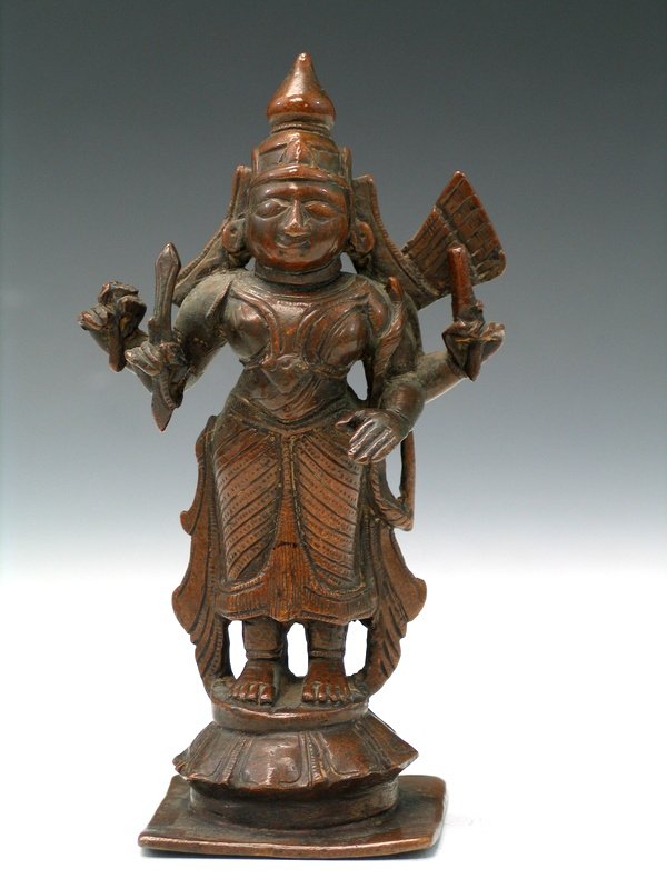 Indian Bronze Buddha (1 of 2)