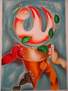 Brave In The Attempt, by Alexander Nechita. Artist: Brave In The Attempt, by Alexander Nechita. Artist Signed Limited Edition Lithograph. Image Size: 27 in x 19 in, paper size: 30 in x 22 in. numbered 221/2500.