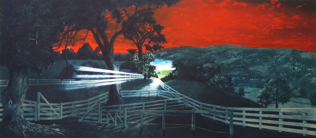 Marvel, by G. H. Rothe. Hand Signed Limited Edition: Marvel, by G. H. Rothe. Hand Signed Limited Edition Mezzotint Etching. Image Size: 16 in X 35.5 in Paper Size: 23 in X 43.5 in.