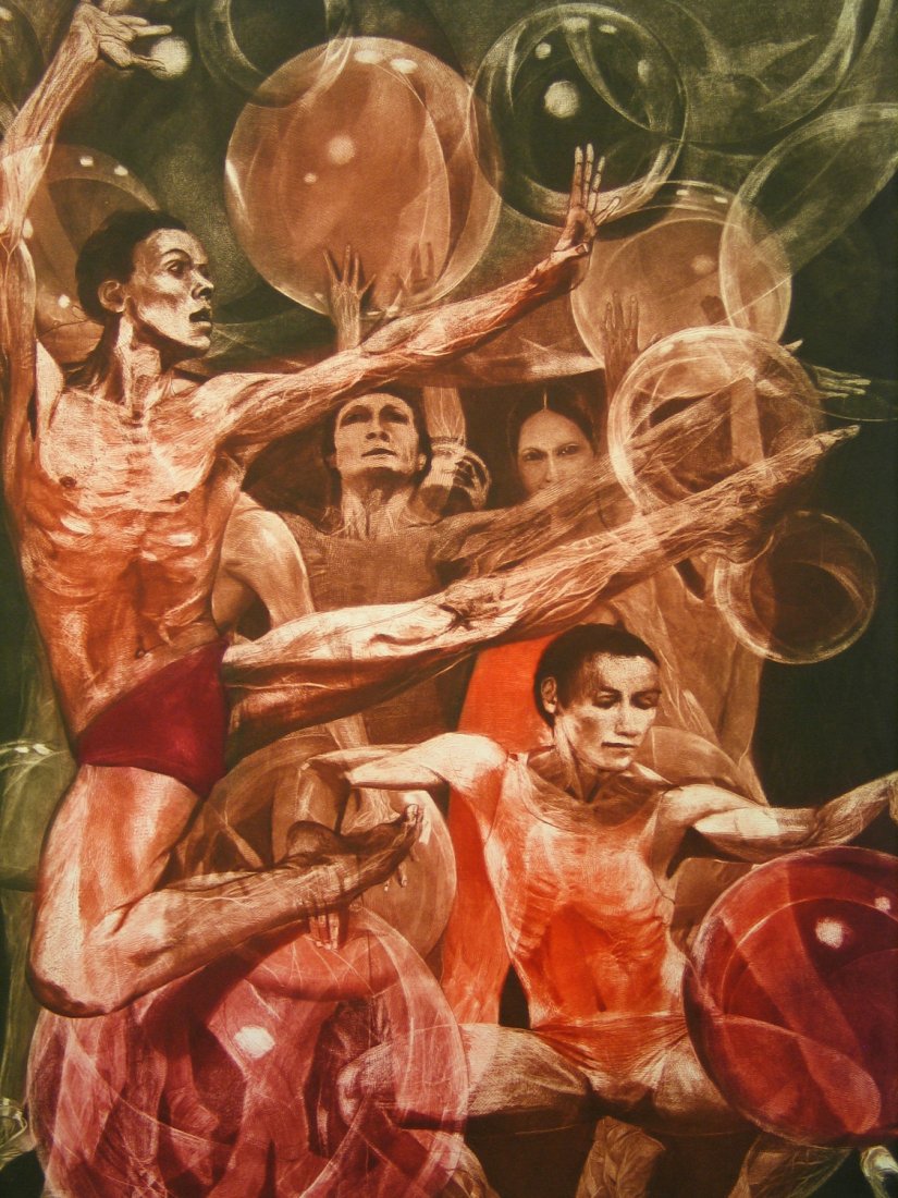 Ball Dance, by G. H. Rothe. Hand Signed Limited Edition: Ball Dance, by G. H. Rothe. Hand Signed Limited Edition Mezzotint Etching. Image Size: 27.5 in X 22 in. Paper Size: 37 in X 30 in.